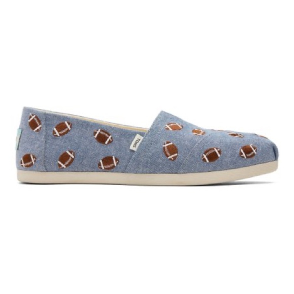 TOMS | Blue Chambray Football Espadrille